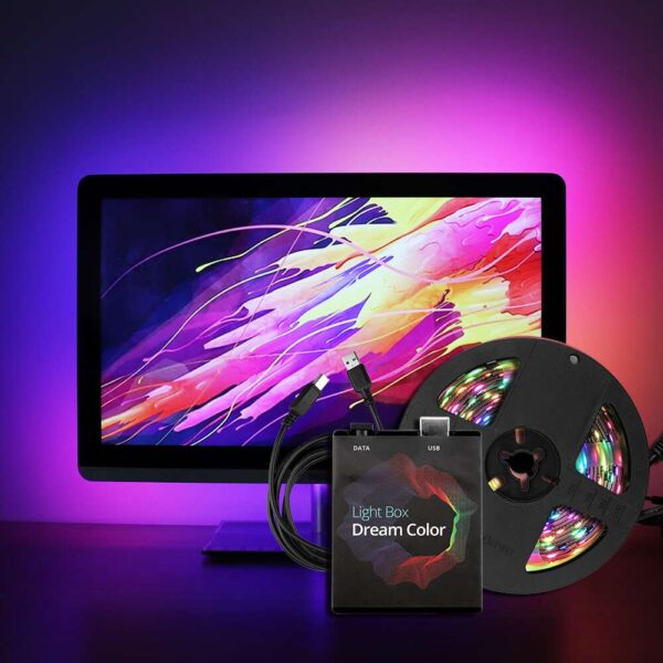 Ambilight Kit USB LED Strip light 5050 RGB Dream color ws2812b strip for TV Desktop PC 1000x1000 1.jpg