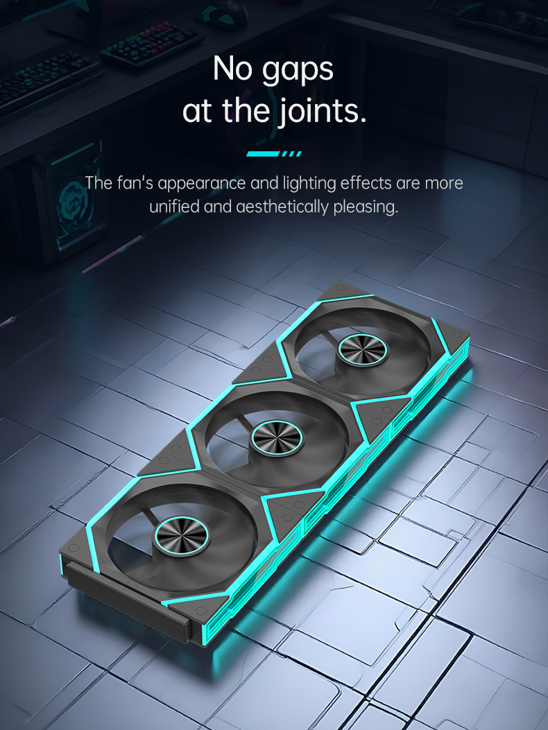 英文版 霜链积木风扇详情页