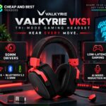 Valkyrie VKS1 Tri Mode Gaming Headset