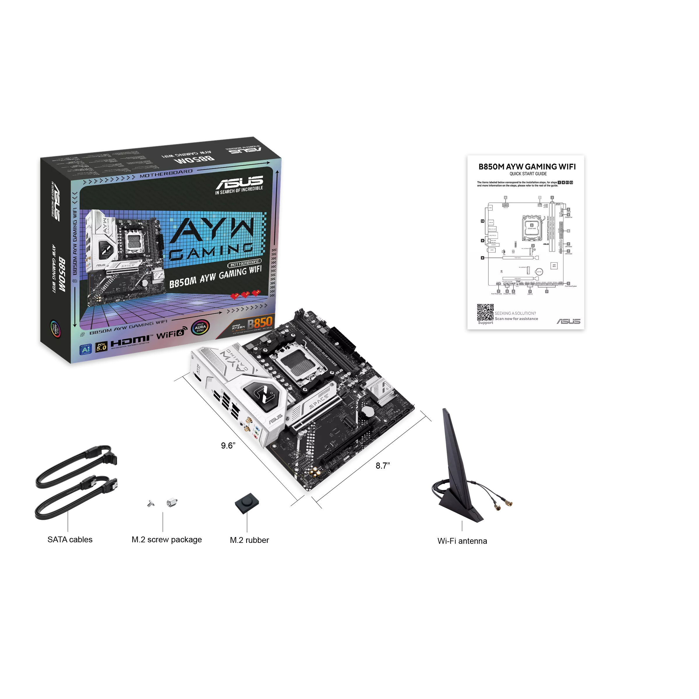 asus ayw b850